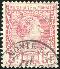 Yvert et Tellier MONACO N°10 Individuel Oblitéré