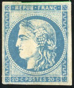 Yvert et Tellier Emission de Bordeaux 1870 1871 N°45C Individuel Neuf avec gomme