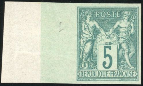 Yvert et Tellier Groupe allégorique 1876 1900 N°64a Individuel Neuf avec gomme