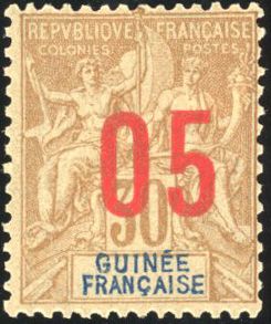 Yvert et Tellier GUINEE N°52 Individuel Neuf avec gomme