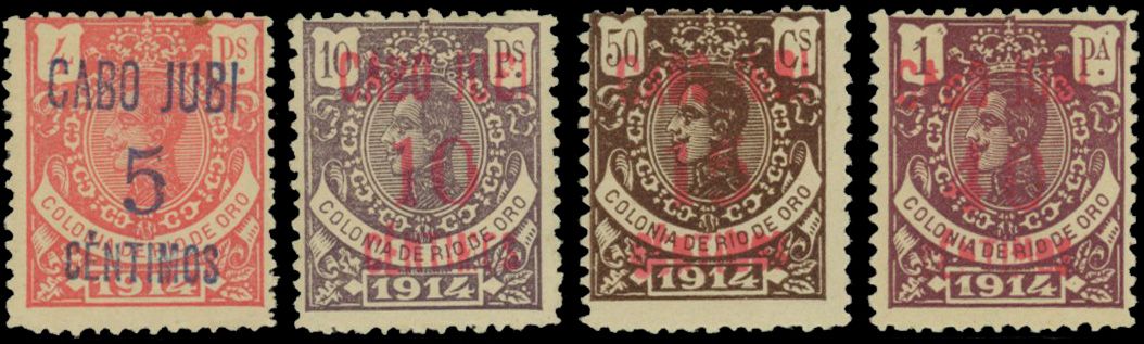 Yvert et Tellier CAP JUBY N°1 / 4 Individuel Neuf avec gomme