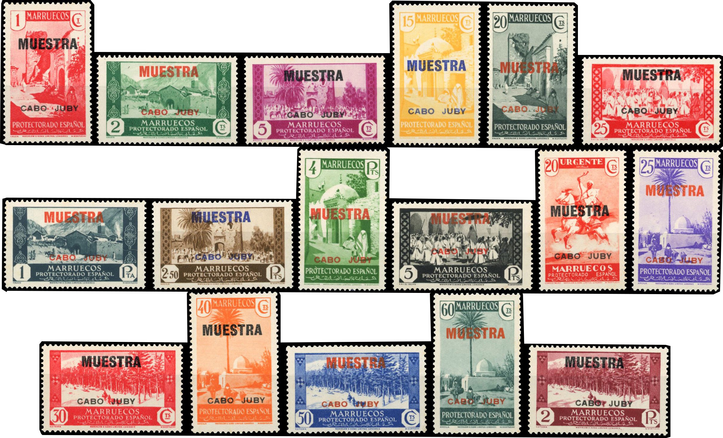 Yvert et Tellier CAP JUBY N°65 / 81 Individuel Neuf avec gomme