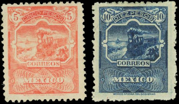 Yvert et Tellier MEXIQUE N°144 / 145 Individuel Neuf avec gomme