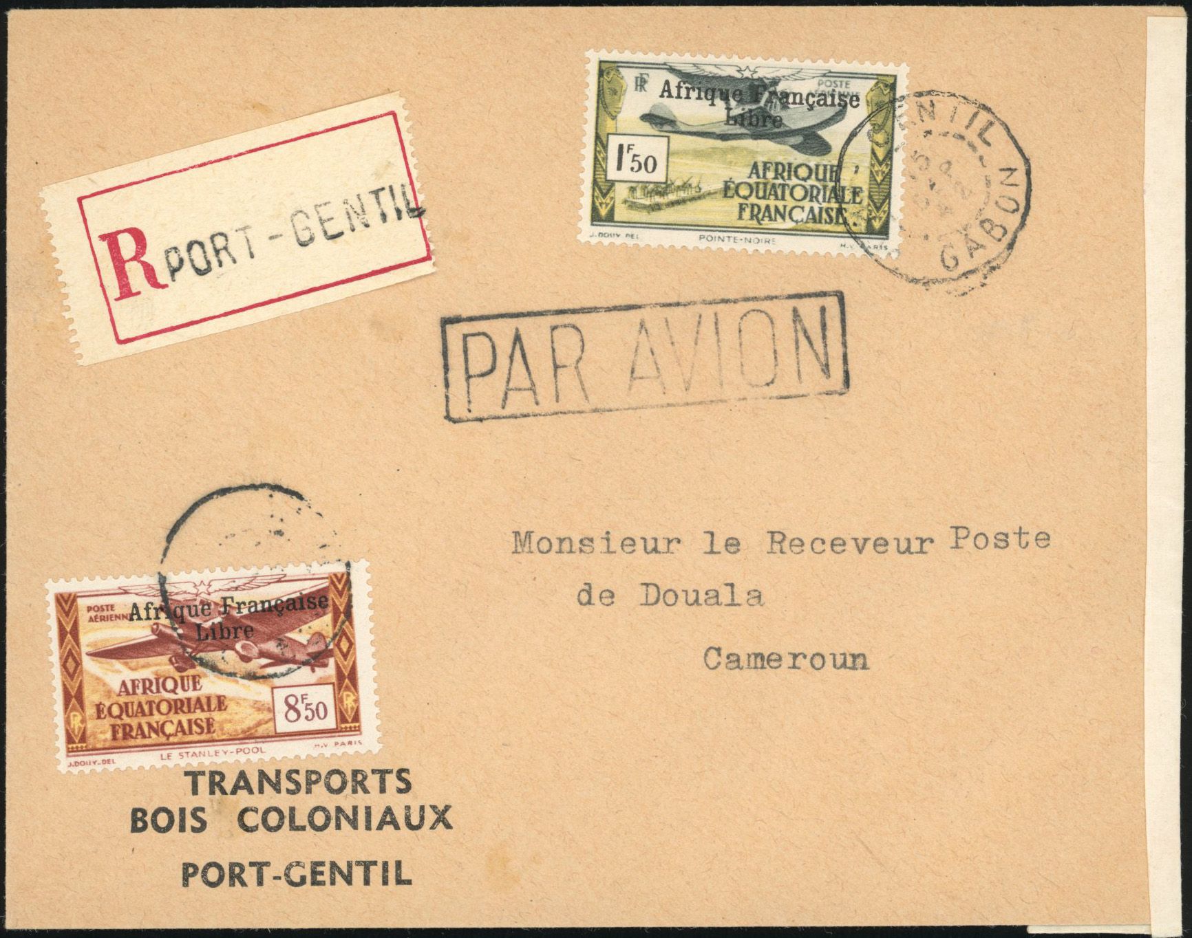 Yvert et Tellier AFRIQUE EQUATORIALE N°14 + 19 Individuel Oblitéré