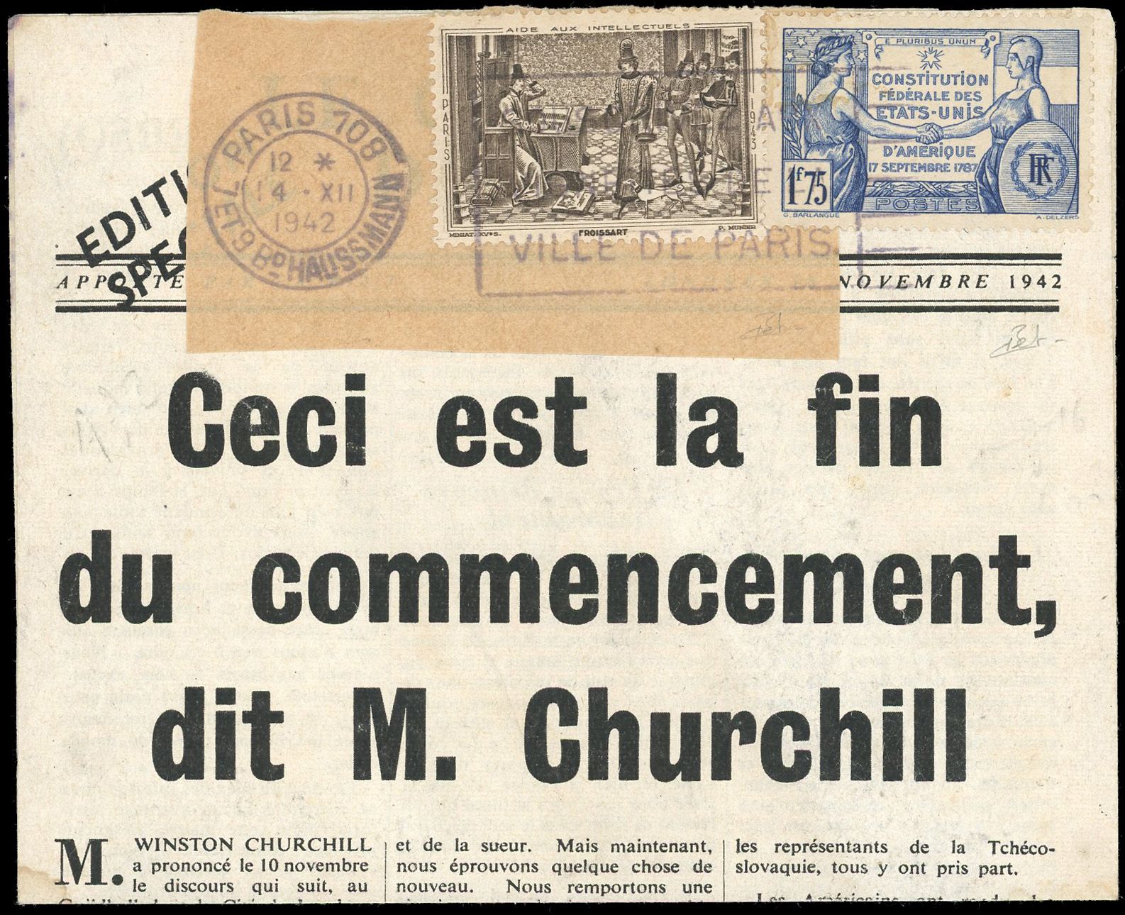Yvert et Tellier Libération N°0 Individuel Oblitéré