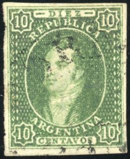 Yvert et Tellier ARGENTINE N°9 Individuel Oblitéré