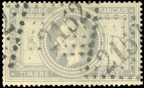 Yvert et Tellier Empire Lauré 1863 1870 N°33 Individuel Oblitéré