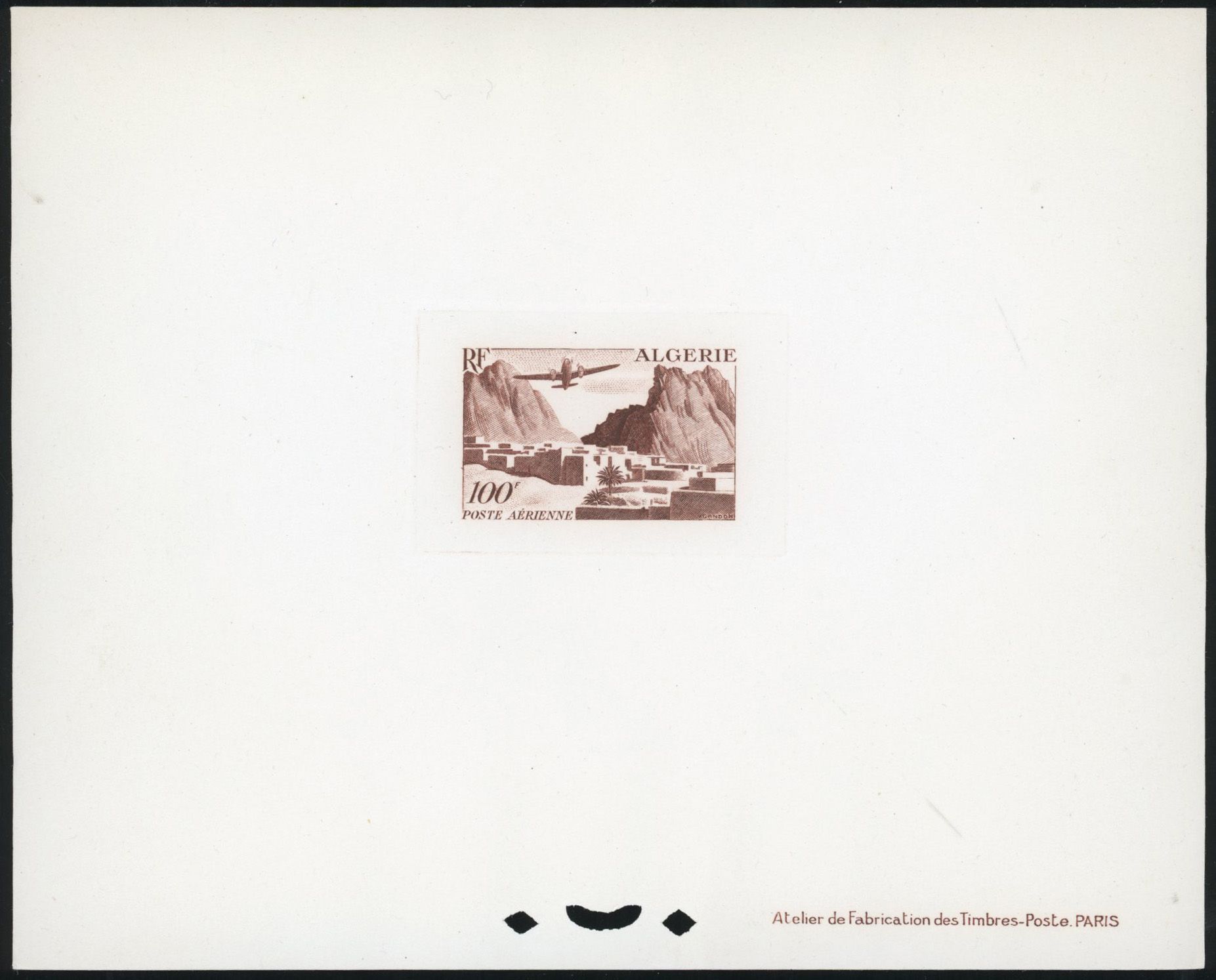 Yvert et Tellier ALGERIE N°9+ 10 Individuel Neuf sans gomme