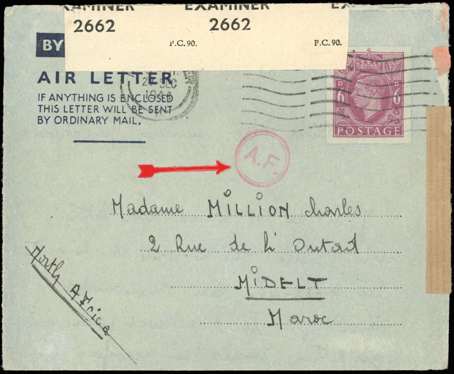 Yvert et Tellier Timbre de guerre N°0 Individuel Oblitéré