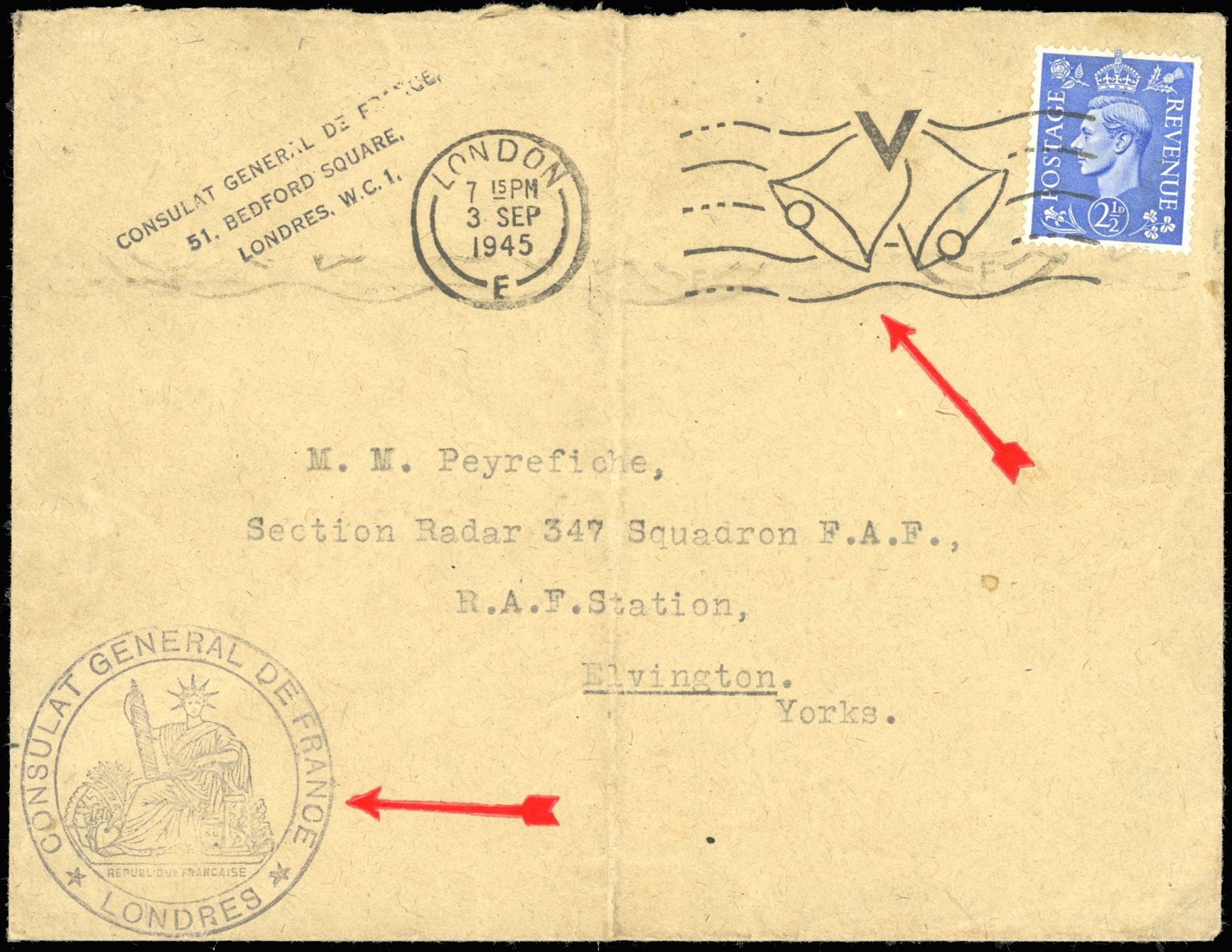 Yvert et Tellier Timbre de guerre N°0 Individuel Oblitéré