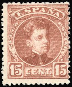 Yvert et Tellier ESPAGNE N°215A Individuel Neuf avec gomme