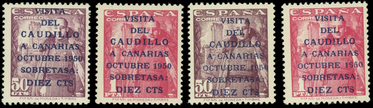 Yvert et Tellier ESPAGNE N°806A + 807A Individuel Neuf avec gomme intacte