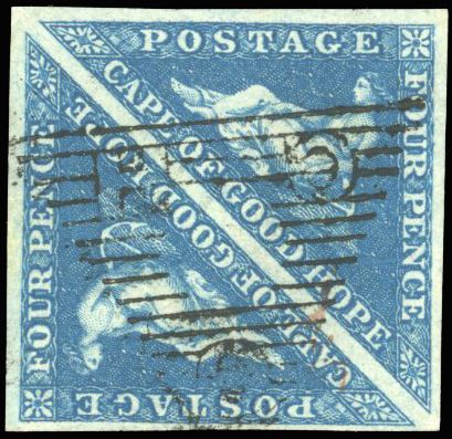 Stanley Gibbons SOUTH AFRICA - CAPE OF GOOD HOPE N°4 Paire Oblitéré