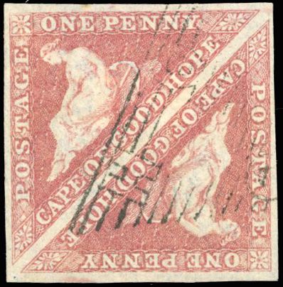 Stanley Gibbons SOUTH AFRICA - CAPE OF GOOD HOPE N°5a Paire Oblitéré