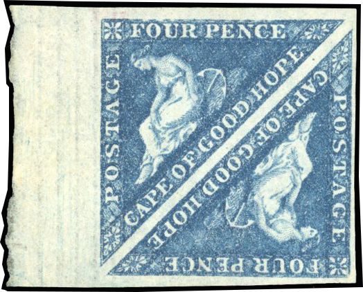 Stanley Gibbons SOUTH AFRICA - CAPE OF GOOD HOPE N°6a Paire Neuf avec gomme