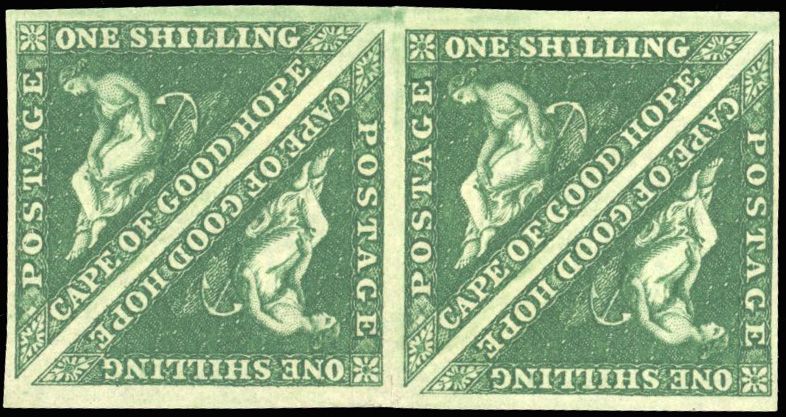Stanley Gibbons SOUTH AFRICA - CAPE OF GOOD HOPE N°8b Bloc de 4 Neuf avec gomme