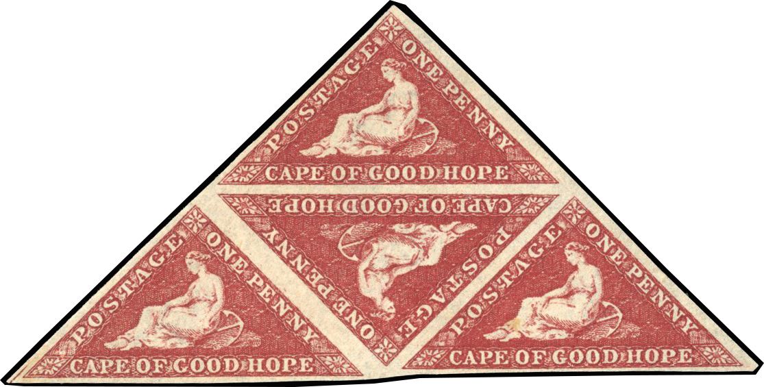 Stanley Gibbons SOUTH AFRICA - CAPE OF GOOD HOPE N°18 Bloc de 4 Neuf avec gomme