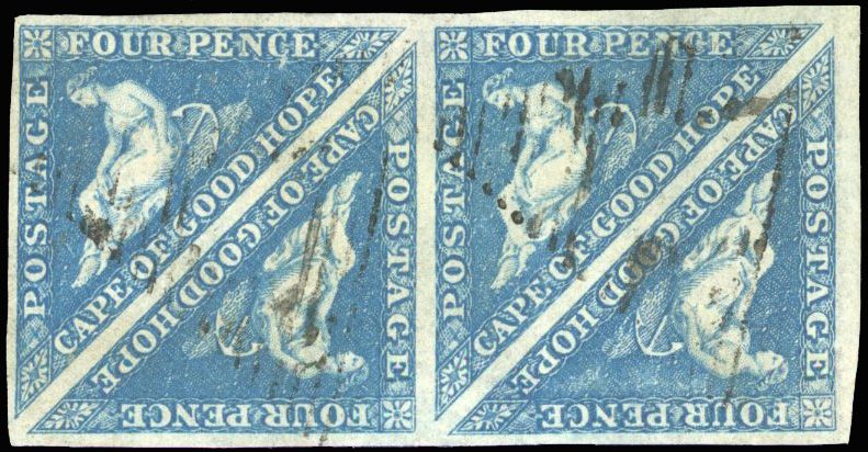 Stanley Gibbons SOUTH AFRICA - CAPE OF GOOD HOPE N°6a Bloc de 4 Oblitéré