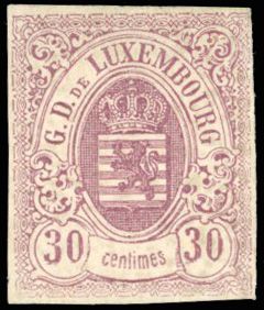 Yvert et Tellier LUXEMBOURG N°9 Individuel Neuf avec gomme