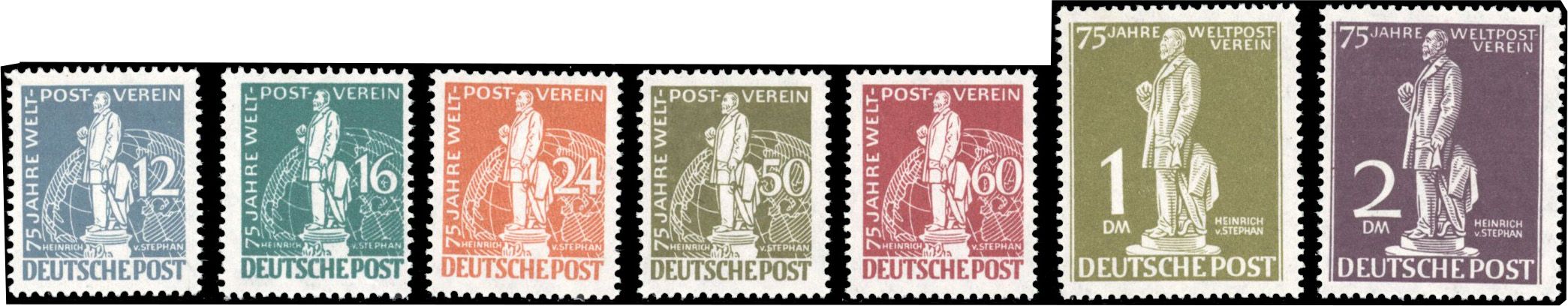 Yvert et Tellier Allemagne berlin N°21/ 27 Individuel Neuf avec gomme intacte