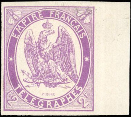 Yvert et Tellier Timbres-Télégraphe N°4 Individuel Neuf avec gomme