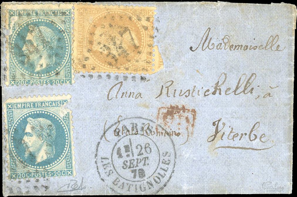 Yvert et Tellier Ballons Montés 1870 N°28 + 29 Individuel Oblitéré