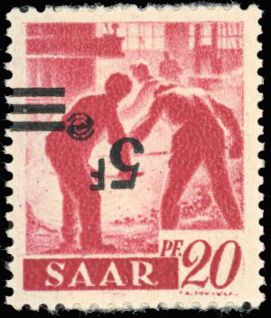 Yvert et Tellier SARRE N°222Aa Individuel Neuf avec gomme intacte