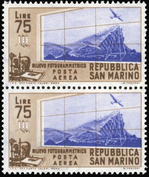 Yvert et Tellier SAINT MARIN N°98/ 100 Individuel Neuf avec gomme