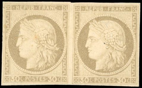 Yvert et Tellier COLONIES GENERALES N°20 Paire Neuf avec gomme