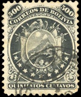 Yvert et Tellier BOLIVIE N°13 Individuel Oblitéré