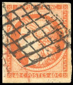 Yvert et Tellier Cérès 1849 1850 N°5 Individuel Oblitéré