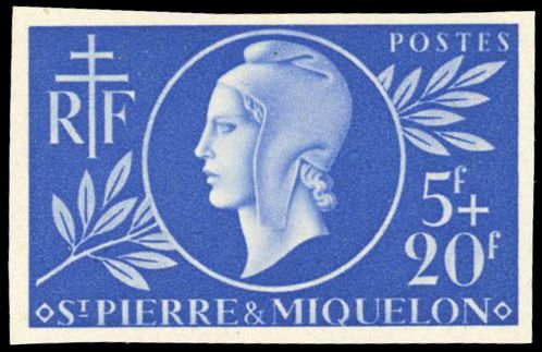 Yvert et Tellier SAINT PIERRE ET MIQUELON N°314a Individuel Neuf avec gomme