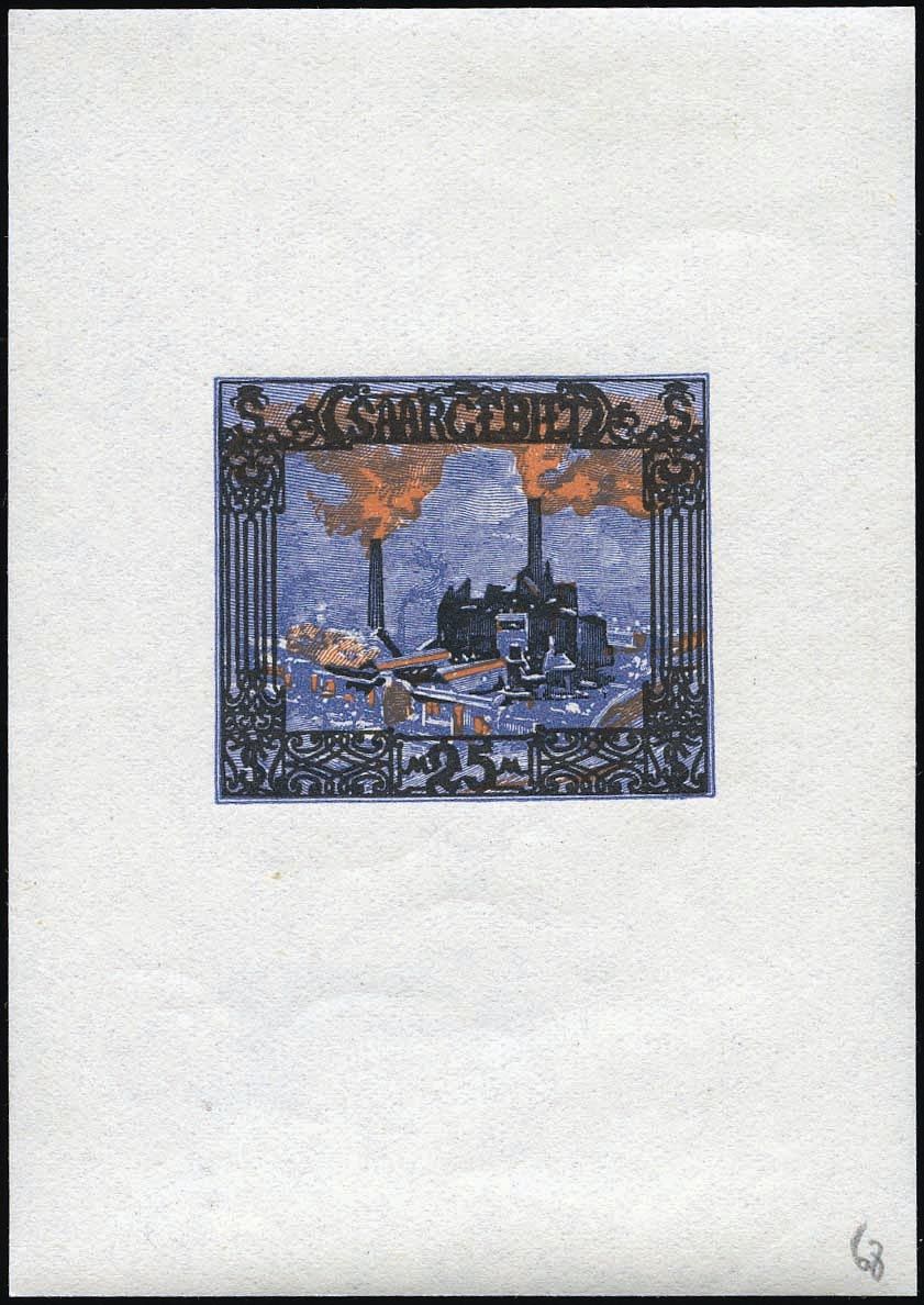 Yvert et Tellier SARRE N°54+ 57/68 Individuel Neuf avec gomme intacte