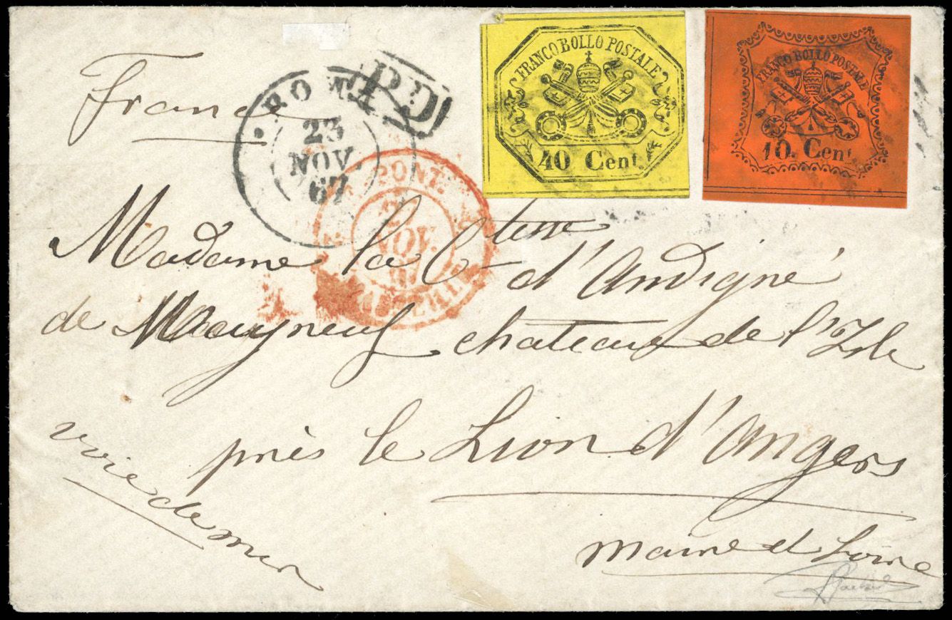 Yvert et Tellier ITALIE EGLISE N°15 +17 Individuel Oblitéré