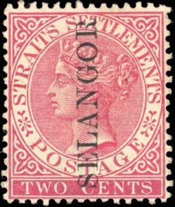 Stanley Gibbons MALAYSIA - MALAYSIAN STATES - SELANGOR N°40 Individuel Neuf avec gomme