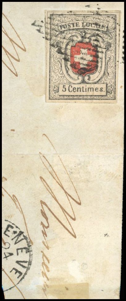 Zumstein SUISSE N°11 Individuel Oblitéré