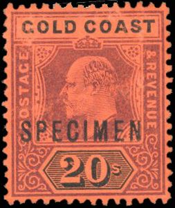 Stanley Gibbons GOLD COAST N°27s + 33s+44s+48s Individuel Neuf avec gomme
