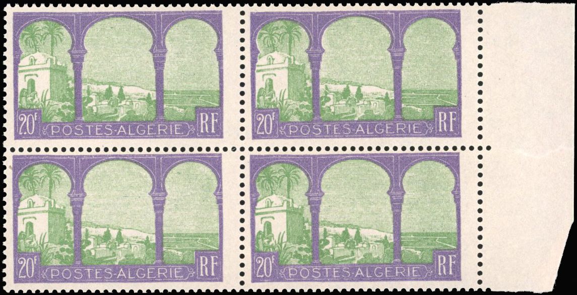 Yvert et Tellier ALGERIE N°68a + 51b Individuel Neuf avec gomme