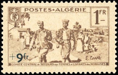 Yvert et Tellier ALGERIE N°162a Individuel Neuf avec gomme intacte