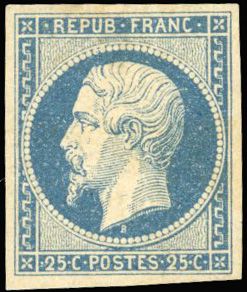 Yvert et Tellier Présidence 1852 N°10a Individuel Neuf avec gomme