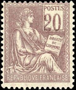 Yvert et Tellier France moderne N°113a Individuel Neuf avec gomme
