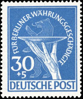 Yvert et Tellier Allemagne berlin N°54 / 56 + 58/59 Individuel Neuf avec gomme