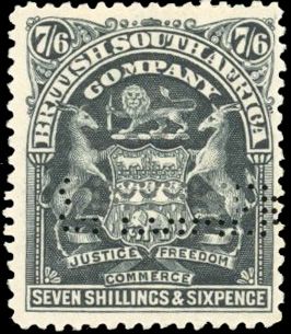 Stanley Gibbons RHODESIA N°88 Individuel Neuf avec gomme