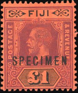 Stanley Gibbons FIJI N°137s Individuel Neuf avec gomme