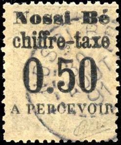 Yvert et Tellier NOSSI BE N°3b Individuel Oblitéré