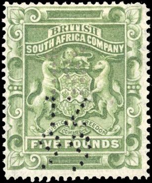 Stanley Gibbons RHODESIA N°12 Individuel Neuf avec gomme
