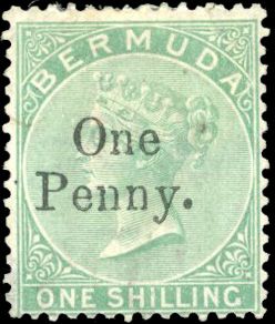 Stanley Gibbons BERMUDA N°16+ 17 Individuel Neuf avec gomme