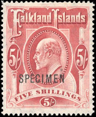 Stanley Gibbons FALKLAND ISLANDS N°50s Individuel Neuf avec gomme