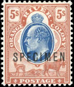 Stanley Gibbons SOUTH AFRICA - ORANGE FREE STATE N°147s Individuel Neuf avec gomme