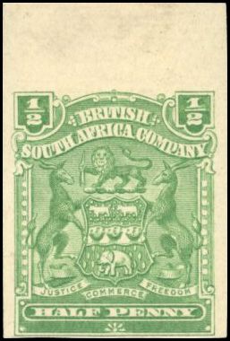 Stanley Gibbons RHODESIA N°75b Individuel Neuf avec gomme